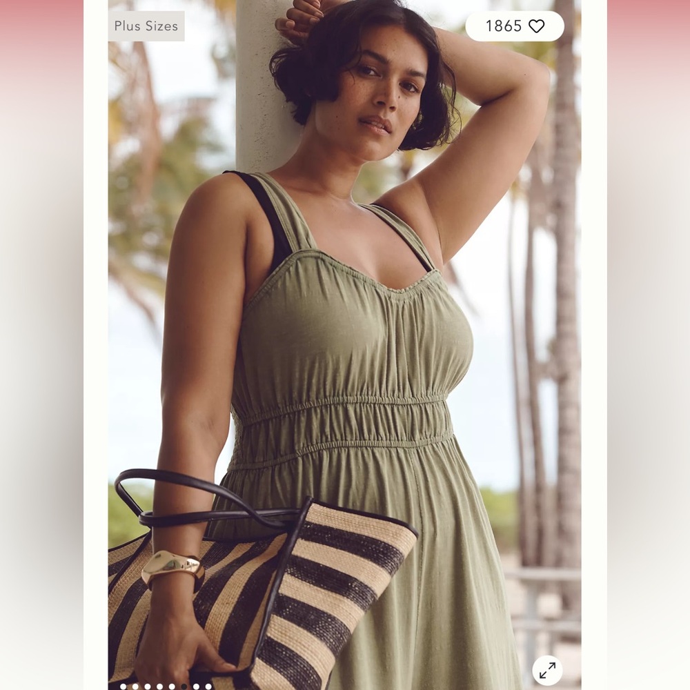 Anthropologie THE SIMONA SCOOP-NECK JUMPSUIT - Picture 2 of 9